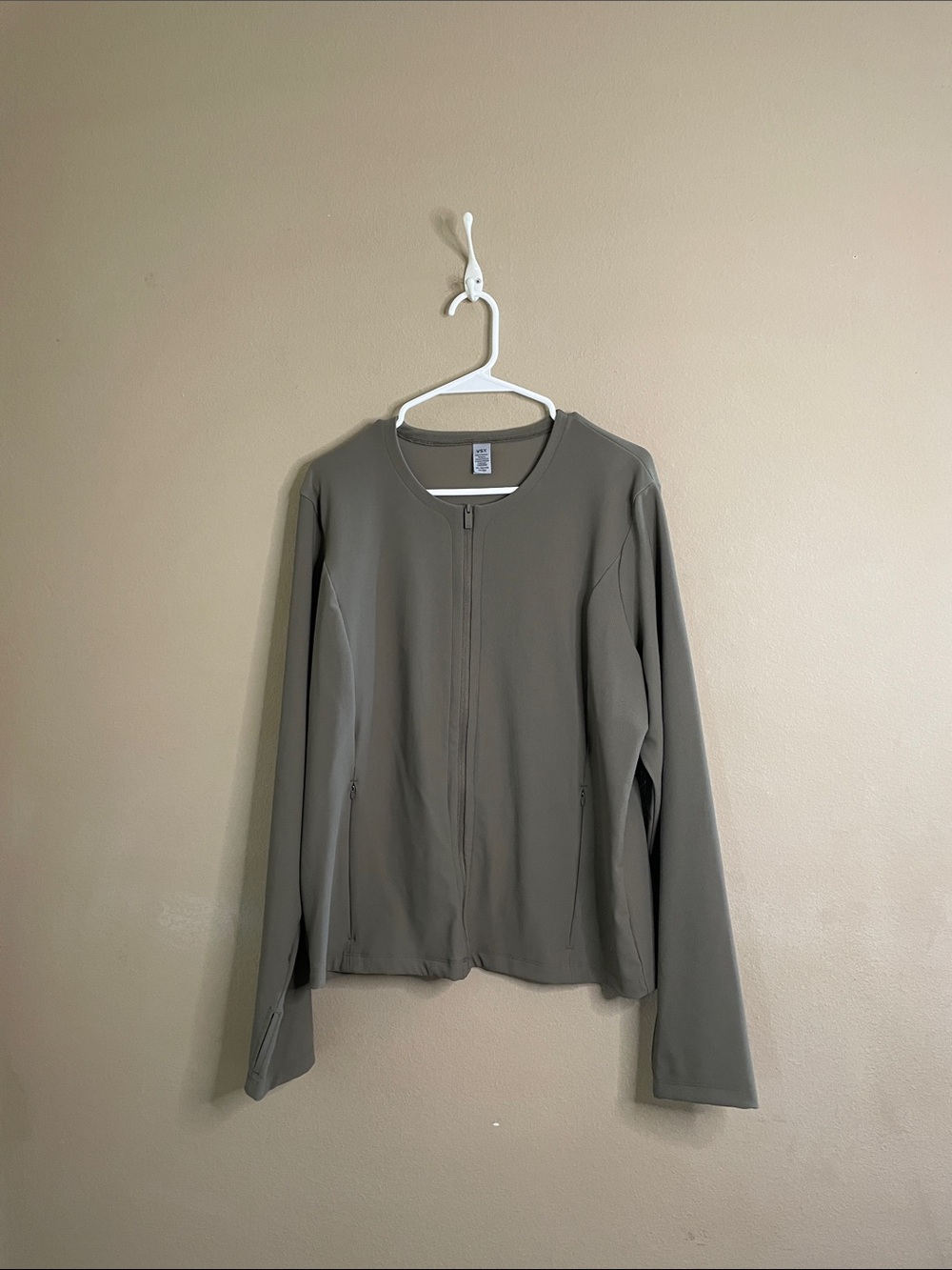 VSX Olive Green Zip-Front Active Jacket SZ XXL